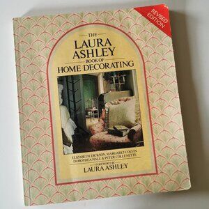 1987 Laura Ashley Home Decorating Book Softcover Soft Furnishings Vintage Fabric